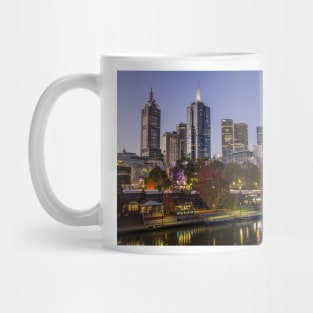 Melbourne from Princess Bridge, Victoria, Australia. Mug